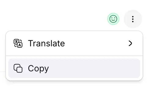 Copy a ticket message as Markdown